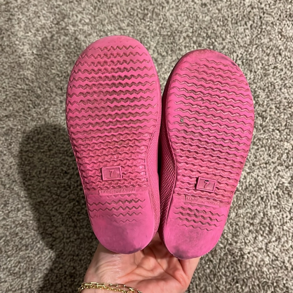 Pink Toddler Hunter Rain Boots Size 7 - Picture 4 of 8